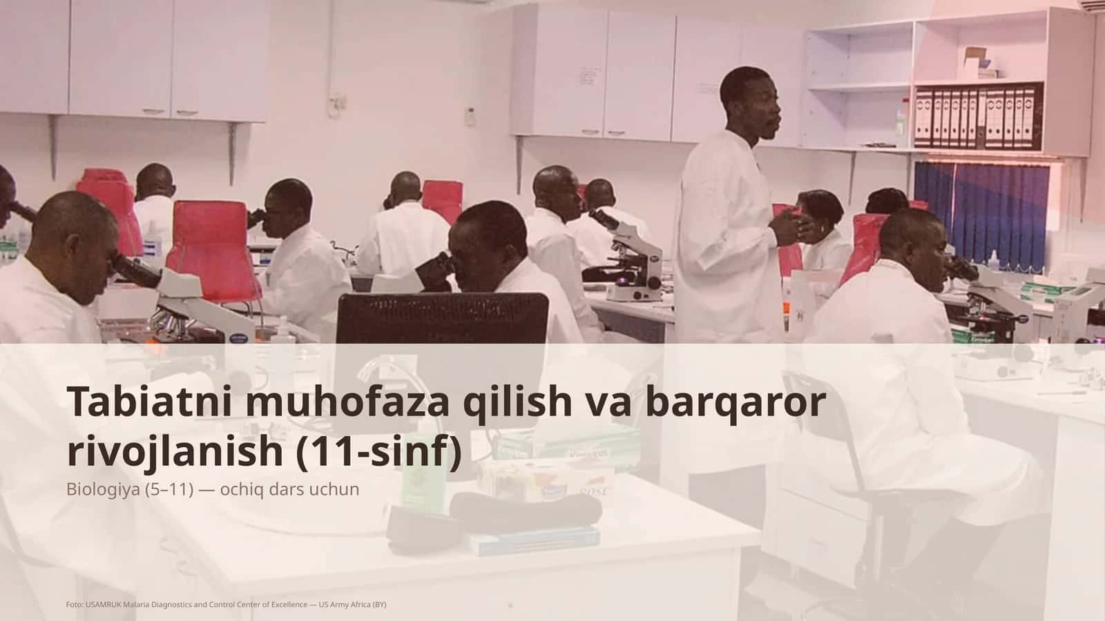 Tabiatni muhofaza qilish va barqaror rivojlanish (11-sinf) 1