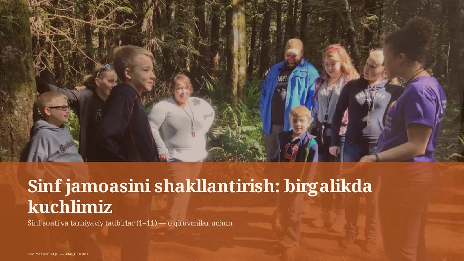 Sinf jamoasini shakllantirish: birgalikda kuchlimiz 1