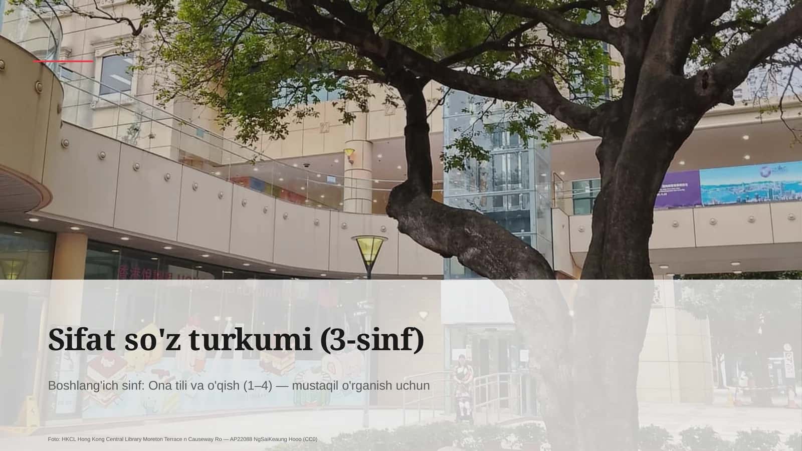 Sifat so'z turkumi (3-sinf) 1