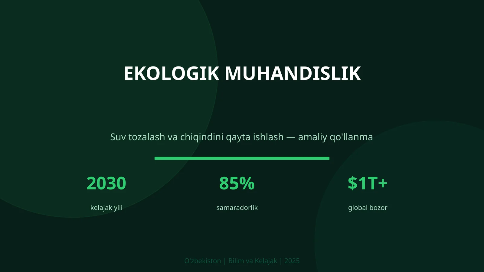 Ekologik muhandislik 1