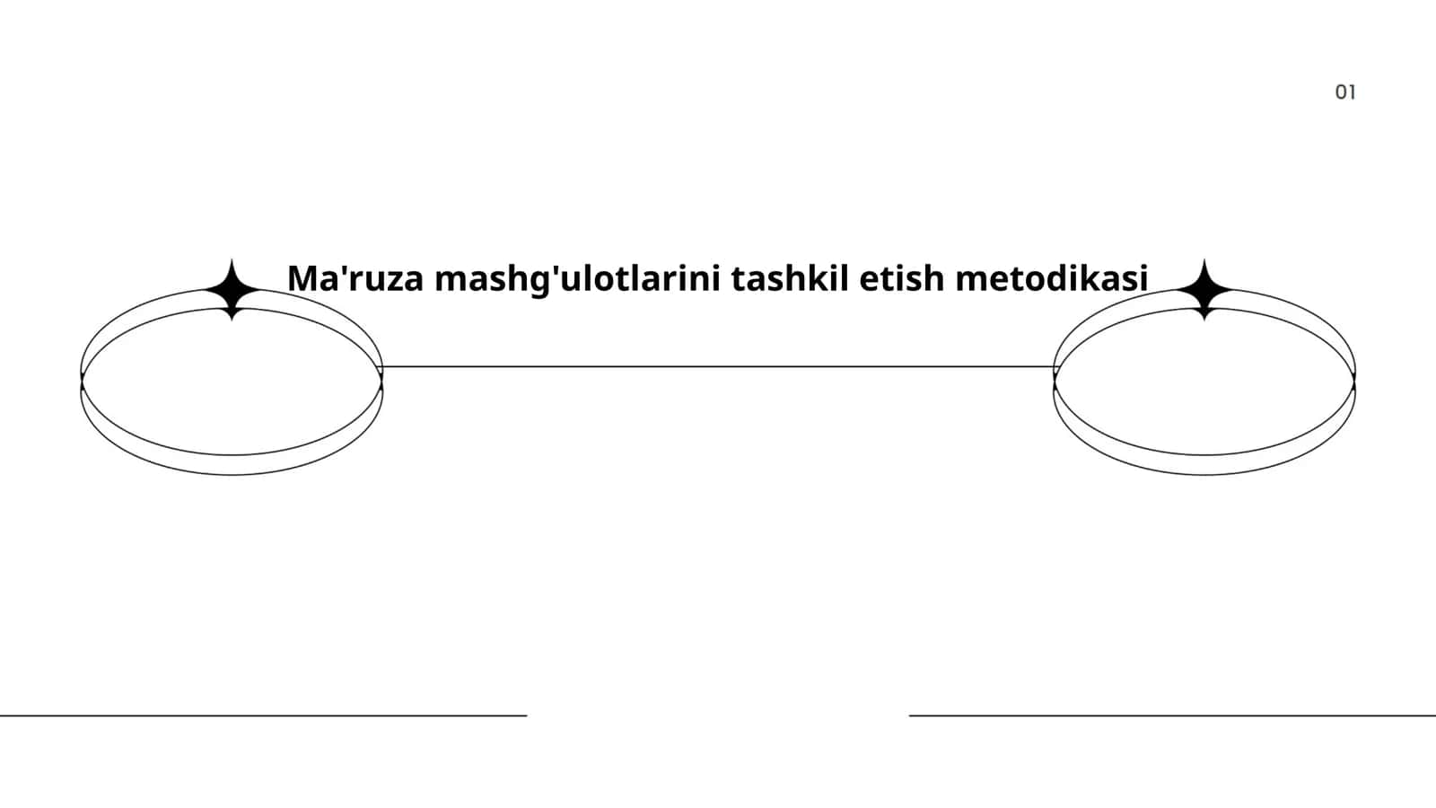 Ma'ruza mashg'ulotlarini tashkil etish metodikasi 1