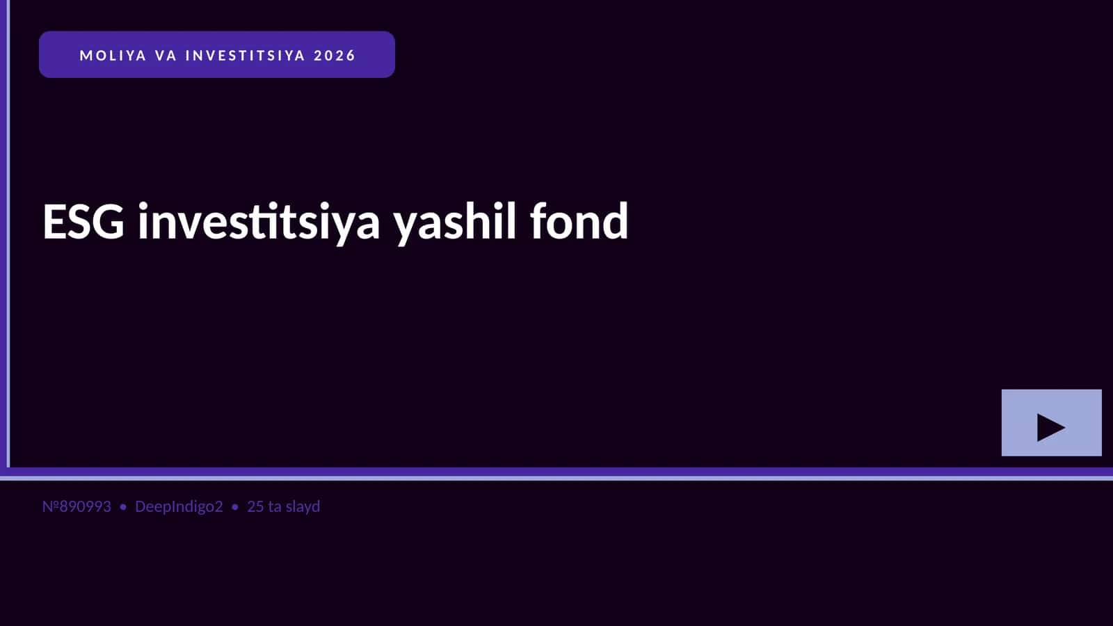 MOLIYA VA INVESTITSIYA 2026 1