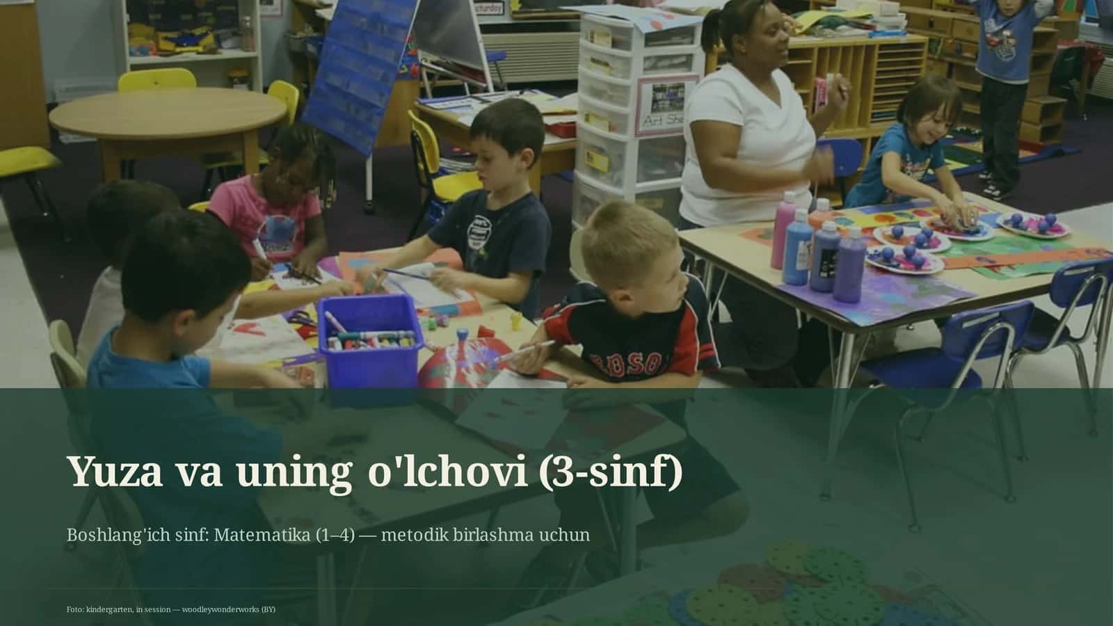 Yuza va uning o'lchovi (3-sinf) 1