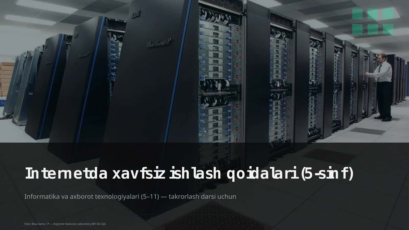 Internetda xavfsiz ishlash qoidalari (5-sinf) 1