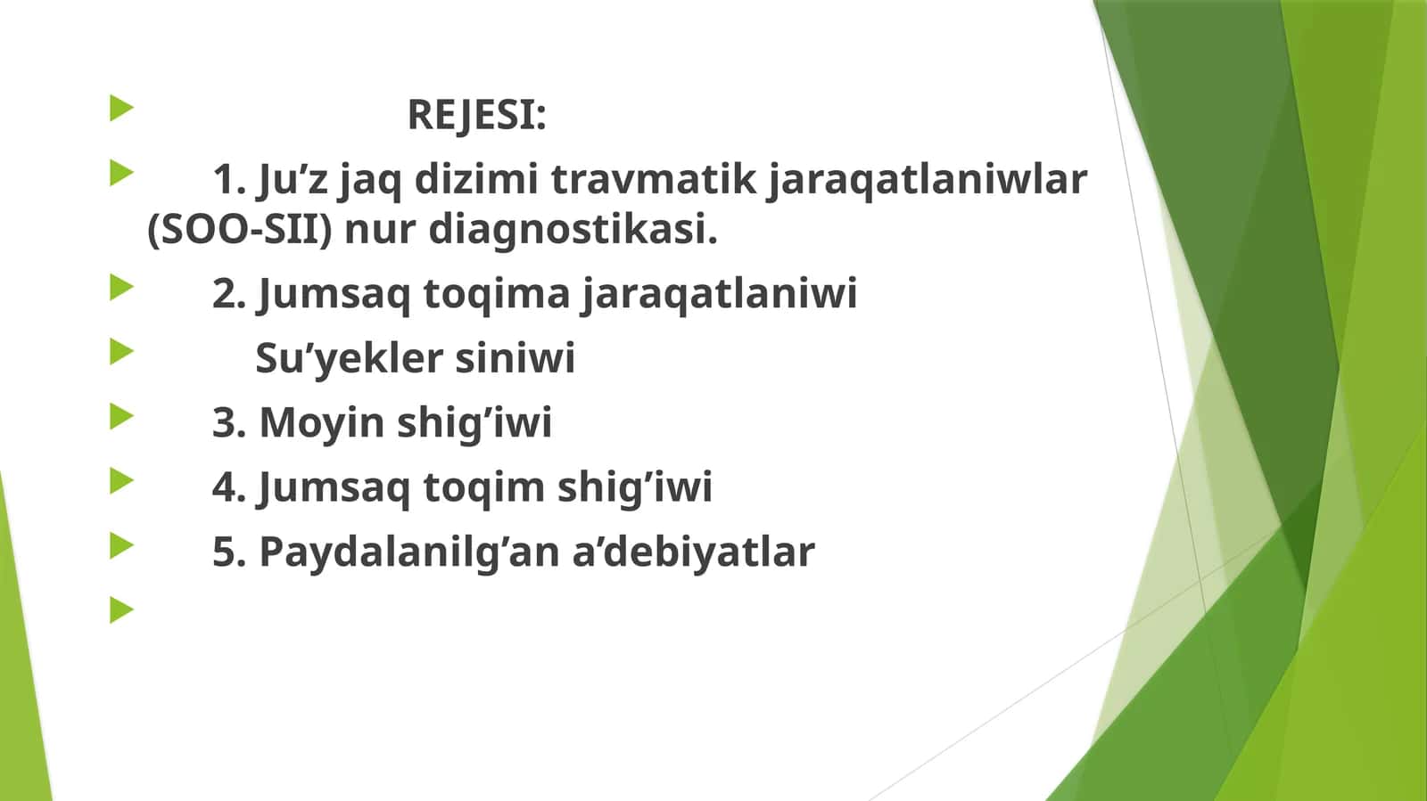 Travmalar 1