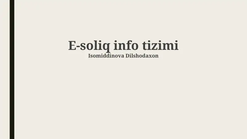 E-soliq info tizimi 1