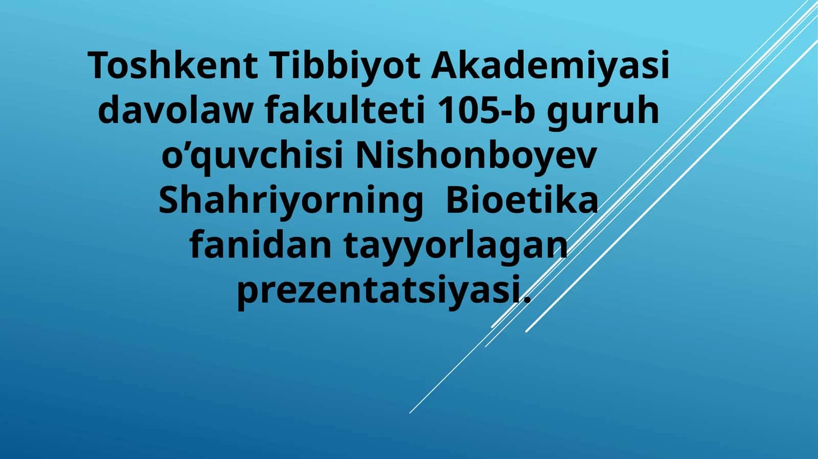 Prezentatsiya: Fuqarolarning O’zbekiston Respublikasi konstitutsiyasi bilan kafolatlangan huquq va erkinliklari 1