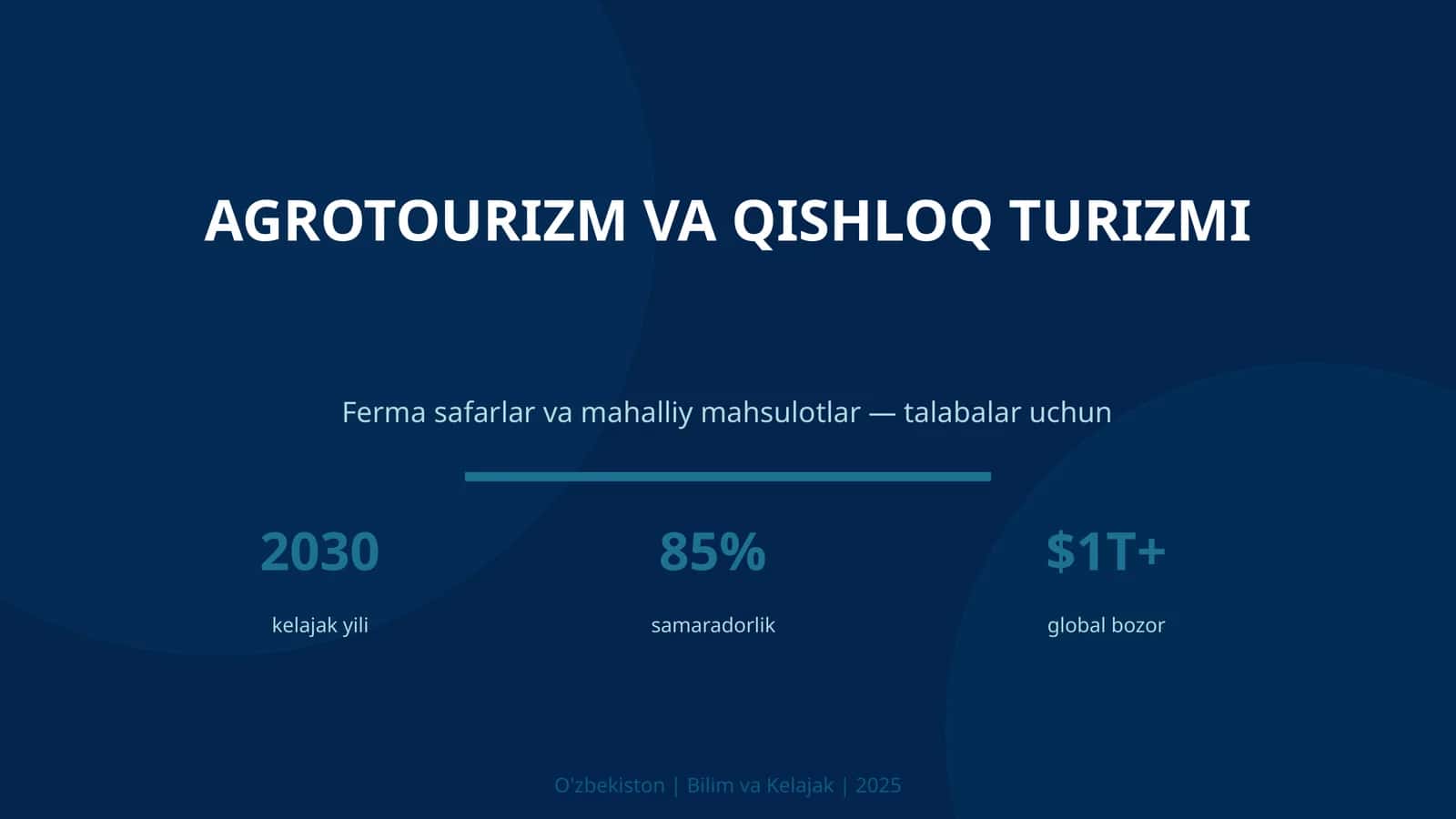 AGROTOURIZM VA QISHLOQ TURIZMI 1