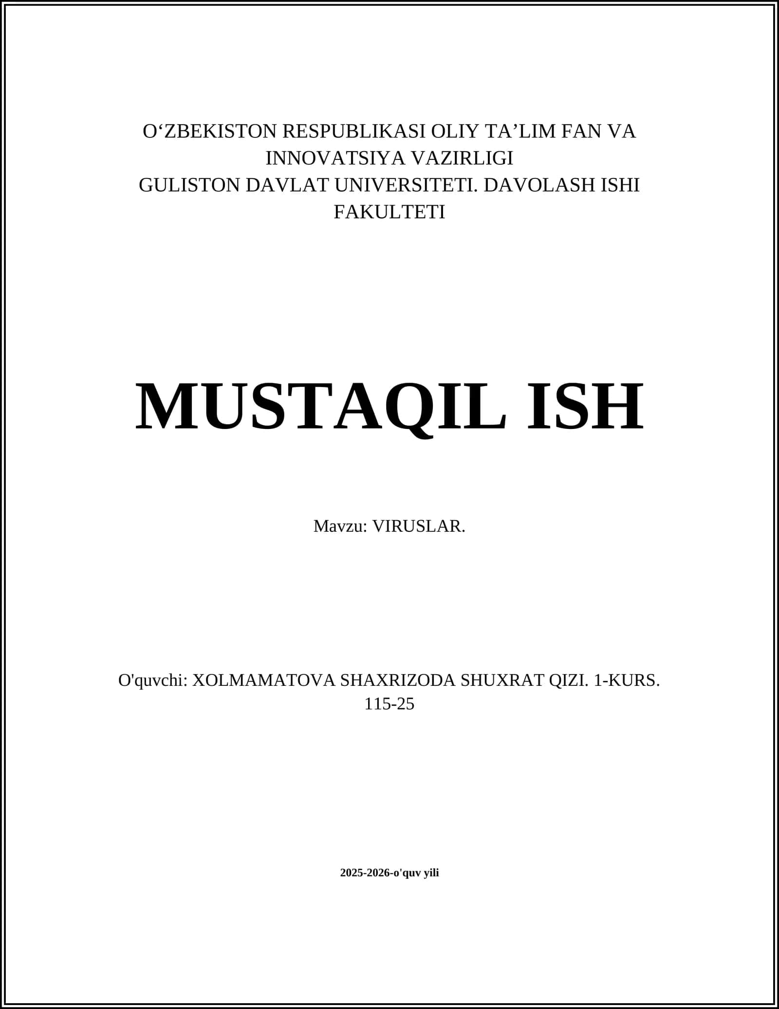 VIRUSLAR 1