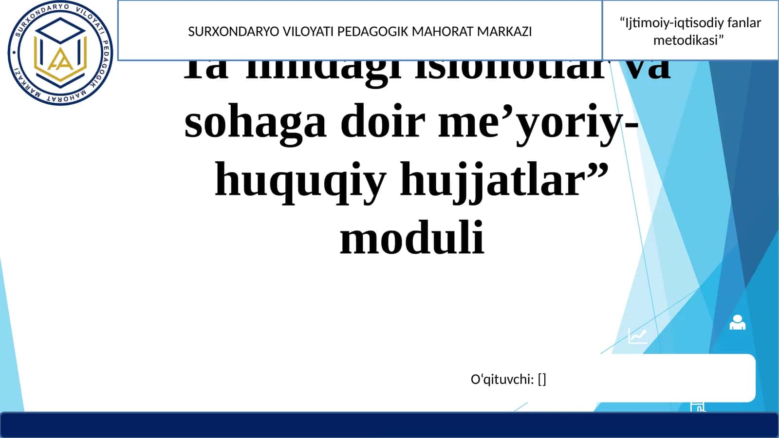 Korrupsiyaga qarshi kurashishning zamonaviy yondashuvlari (2 soat amaliy mashg'ulot) 1