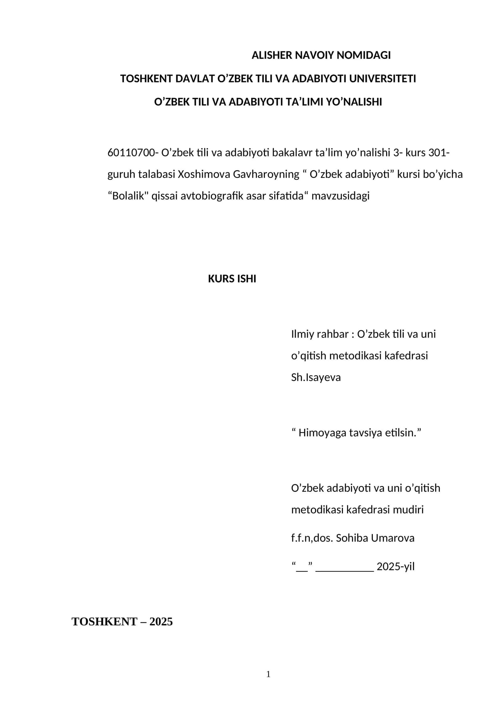 Bolalik 1