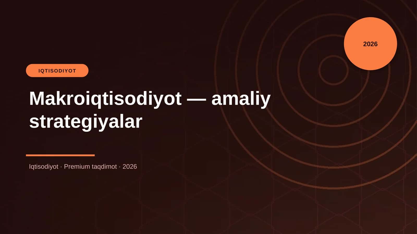 Makroiqtisodiyot — amaliy strategiyalar 1