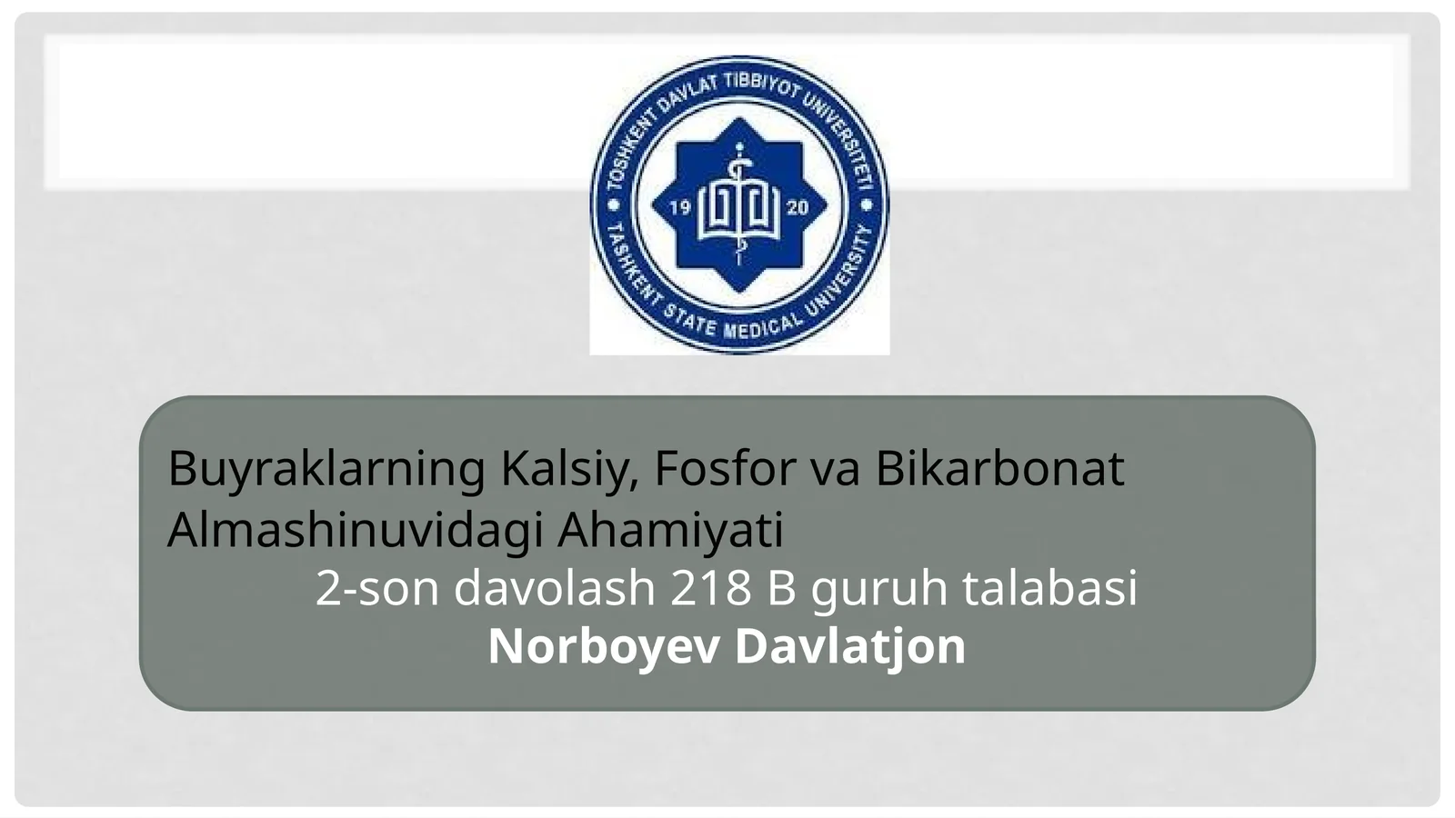 Buyraklarning Kalsiy, Fosfor va Bikarbonat Almashinuvidagi Ahamiyati 1