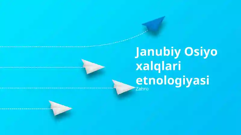 Janubiy Osiyo xalqlari etnologiyasi