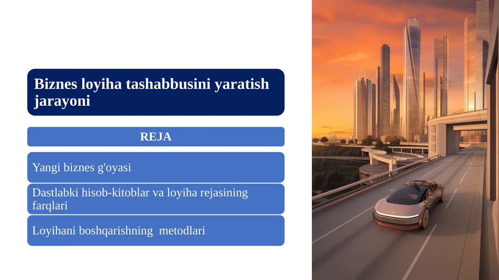 Biznes g'oyaning manbalari 1