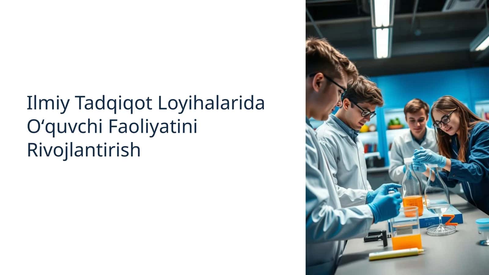 Ilmiy Tadqiqot Loyihalarida Oʻquvchi Faoliyatini Rivojlantirish 1