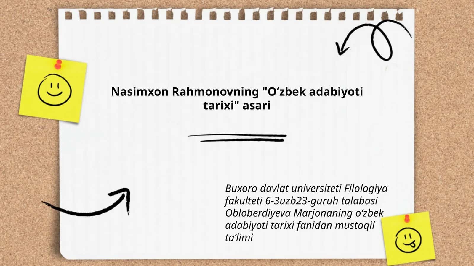 Oʻzbek adabiyoti tarixi 1