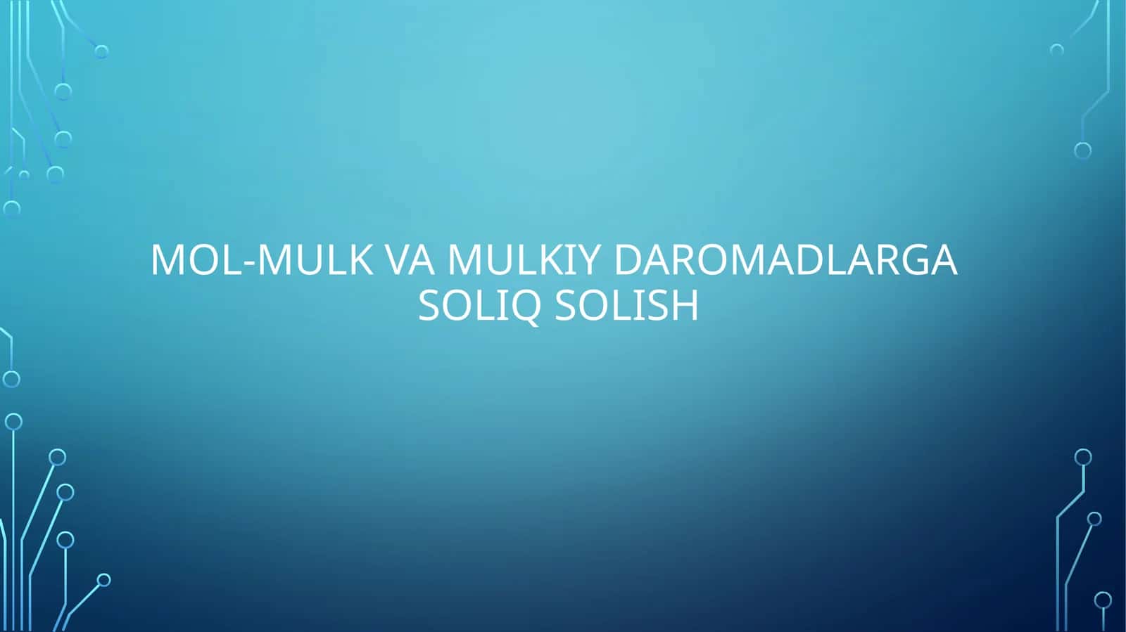 Mol-mulkvamulkiydaromadlargasoliqsolish 1