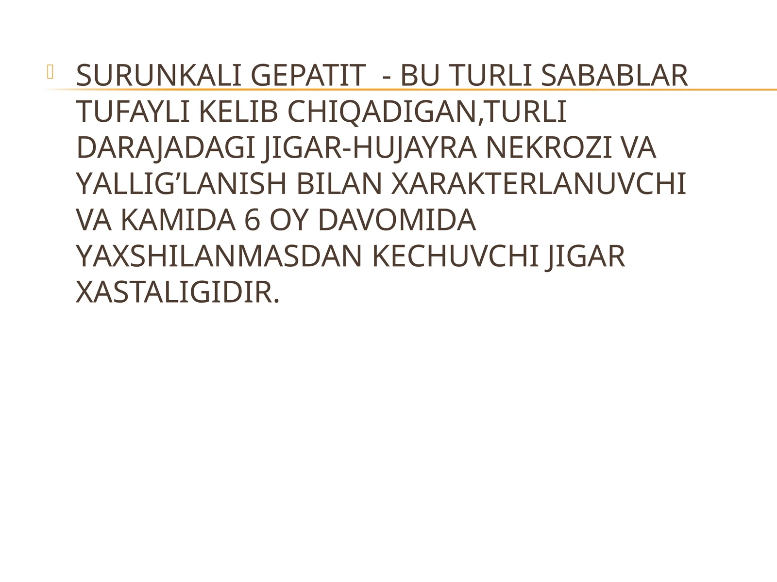 SURUNKALI GEPATIT 1