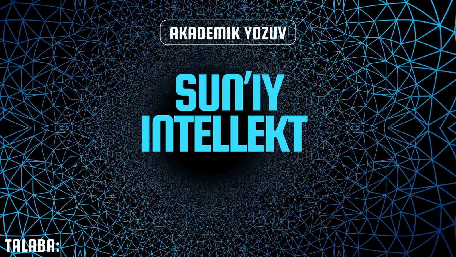 SUN’IY INTELLEKT YARATILISH TARIXI 1