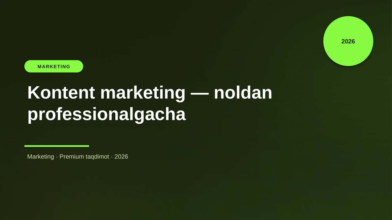 Kontent marketing — noldan professionalgacha 1