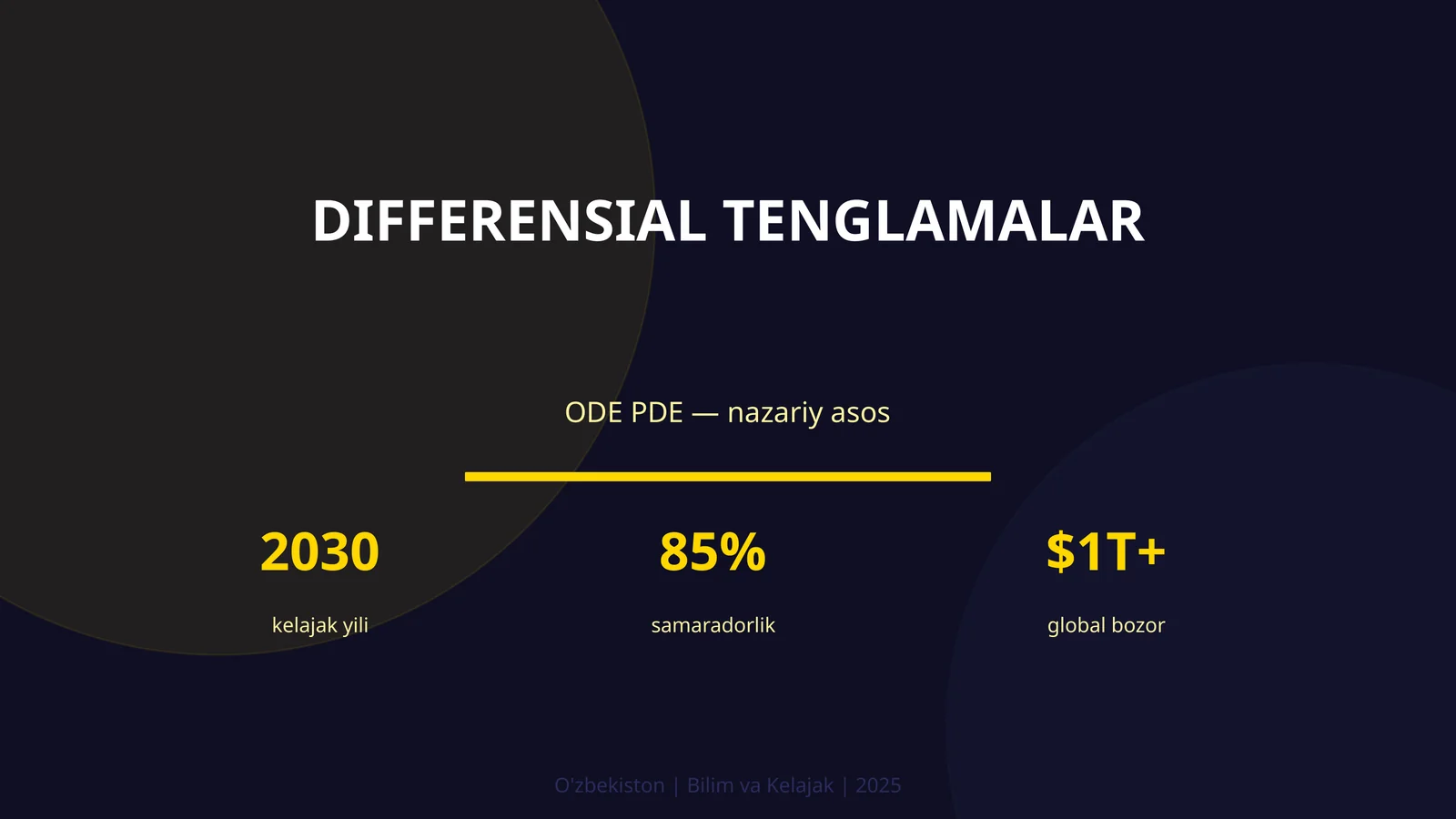 Differensial tenglamalar 1