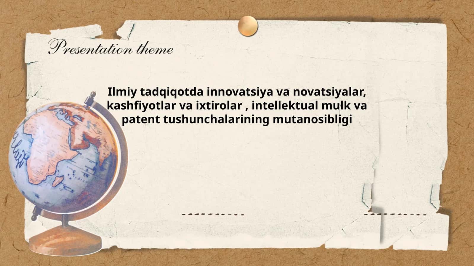 Ilmiy tadqiqotda innovatsiya va novatsiyalar, kashfiyotlar va ixtirolar 1
