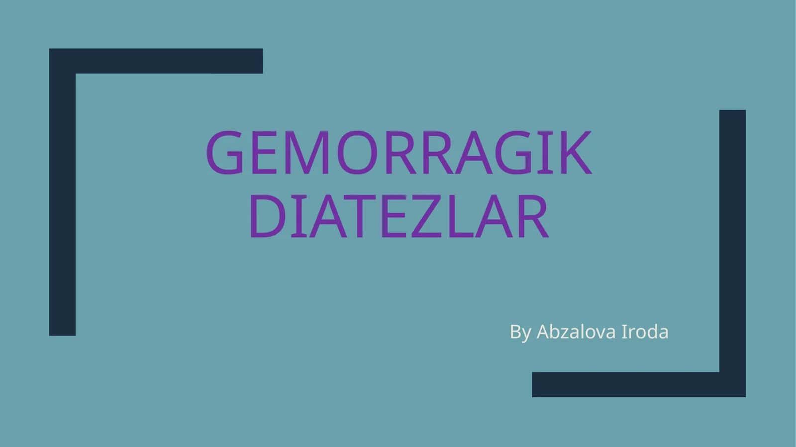 Gemorragik Diatezlar 1