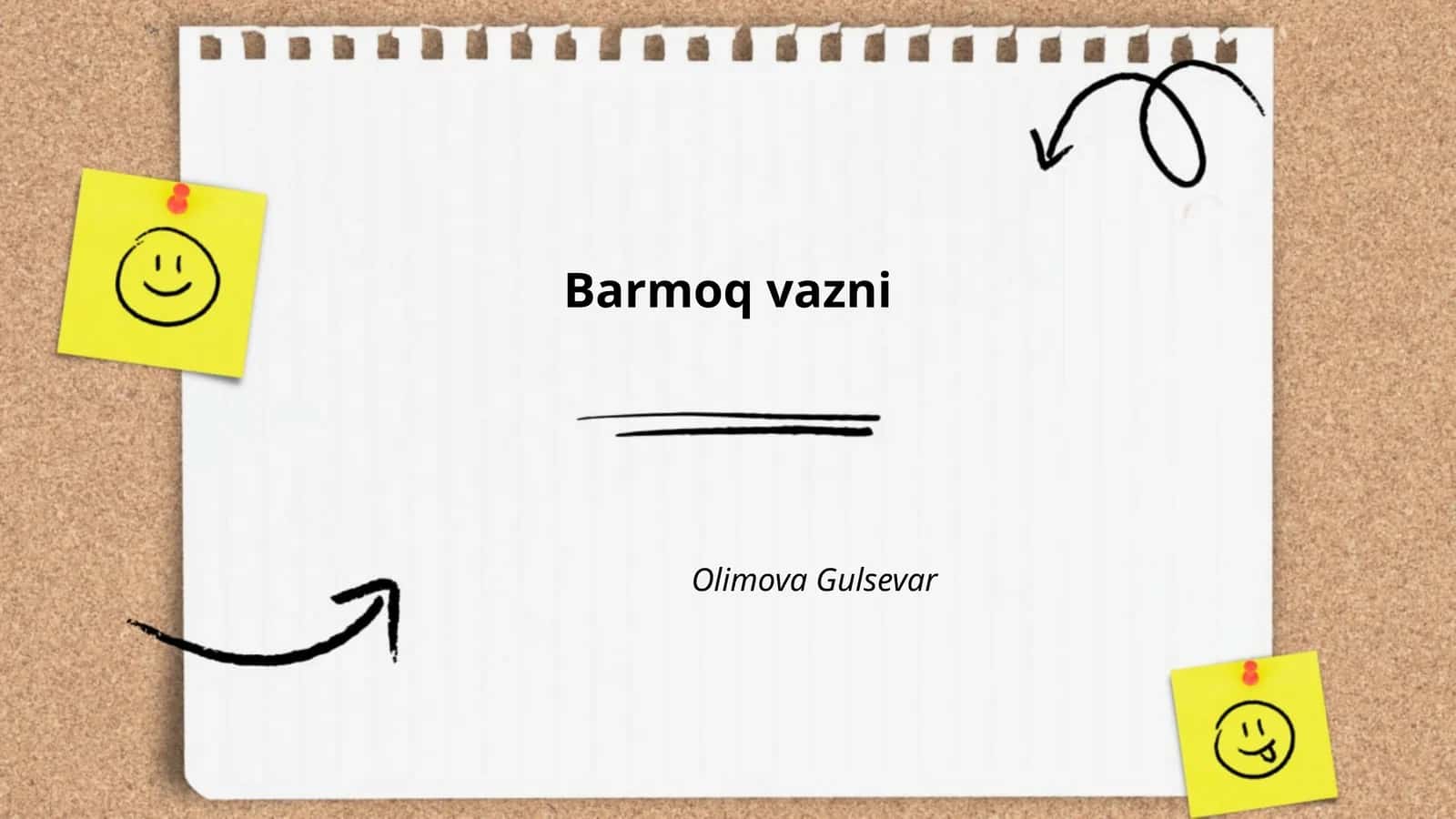 Barmoq vazni 1