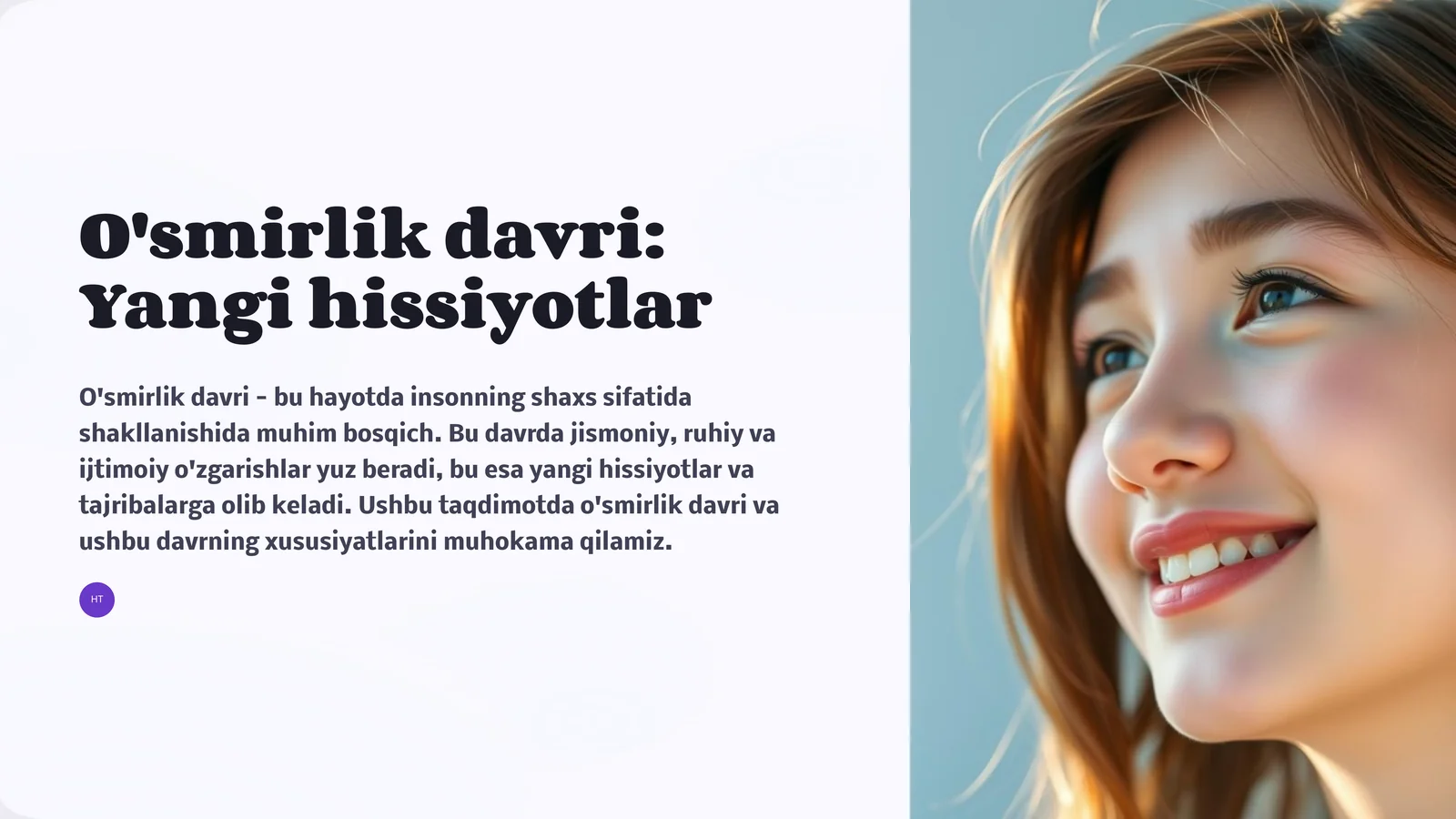 O'smirlik davri 1
