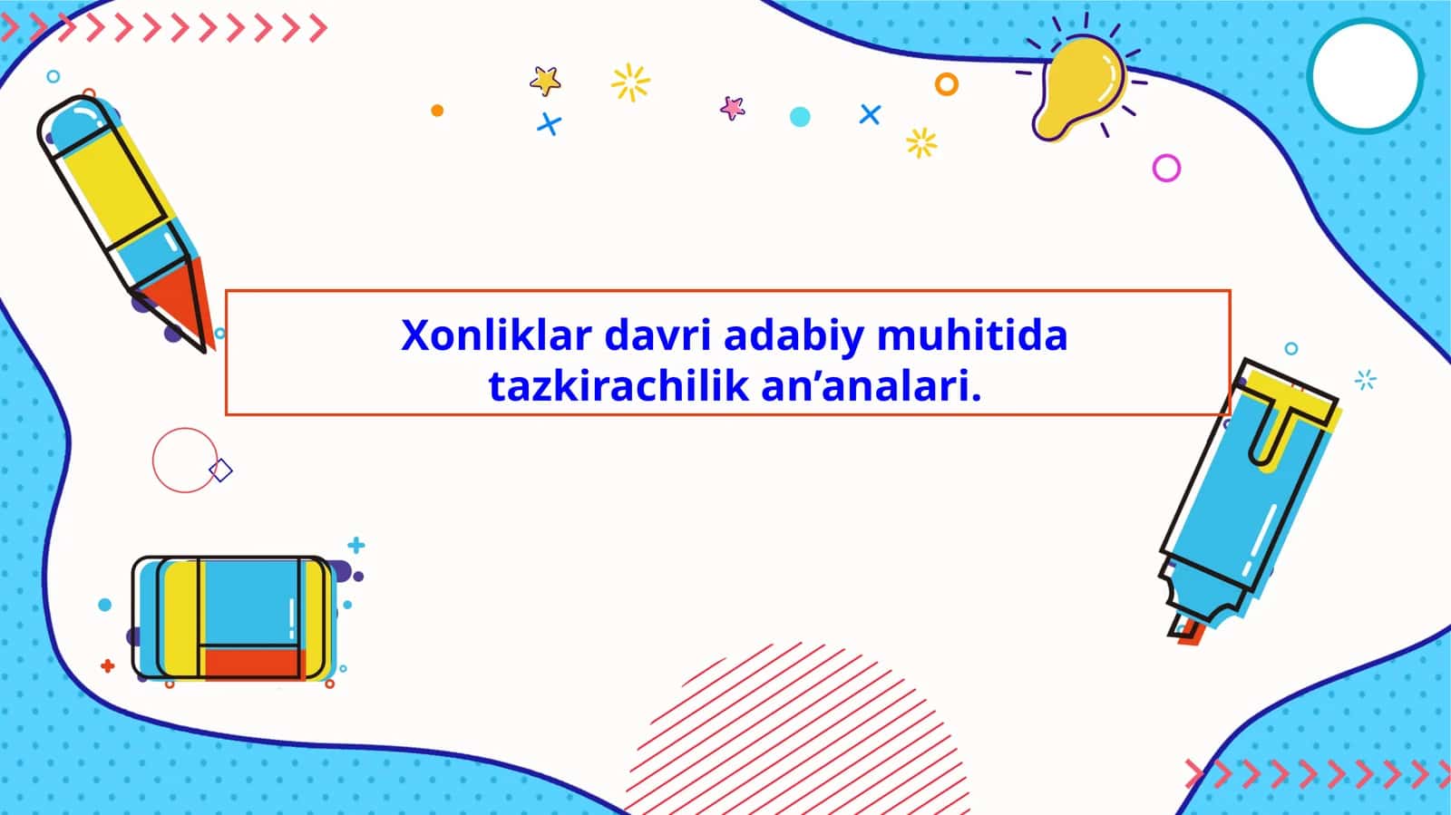 Xonliklar davri adabiy muhitida tazkirachilik an’analari 1