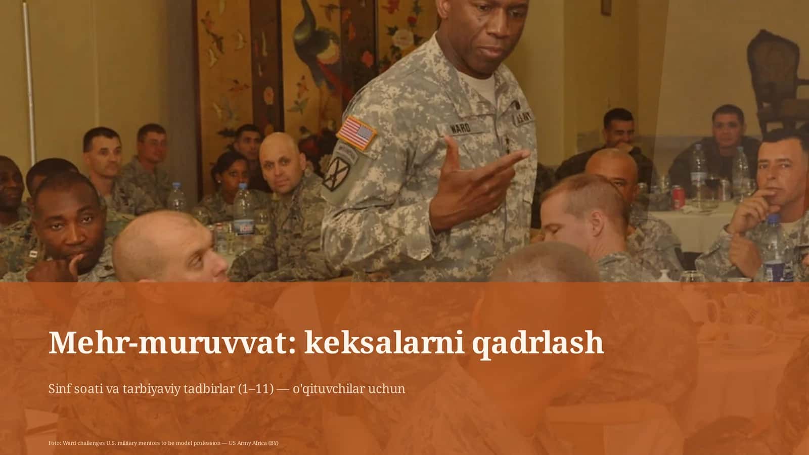 Mehr-muruvvat: keksalarni qadrlash 1