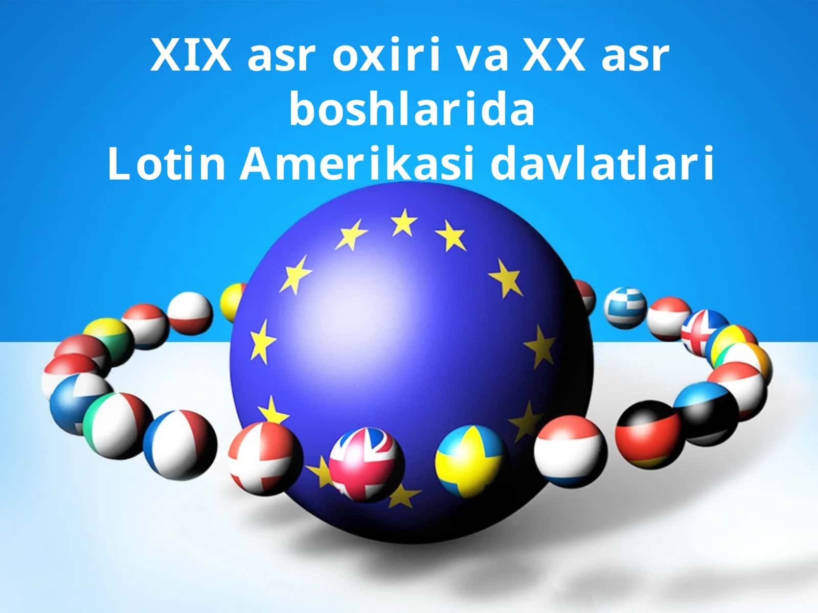 XIX asr oxiri va XX asr boshlaridaLotin Amerikasi davlatlari 1