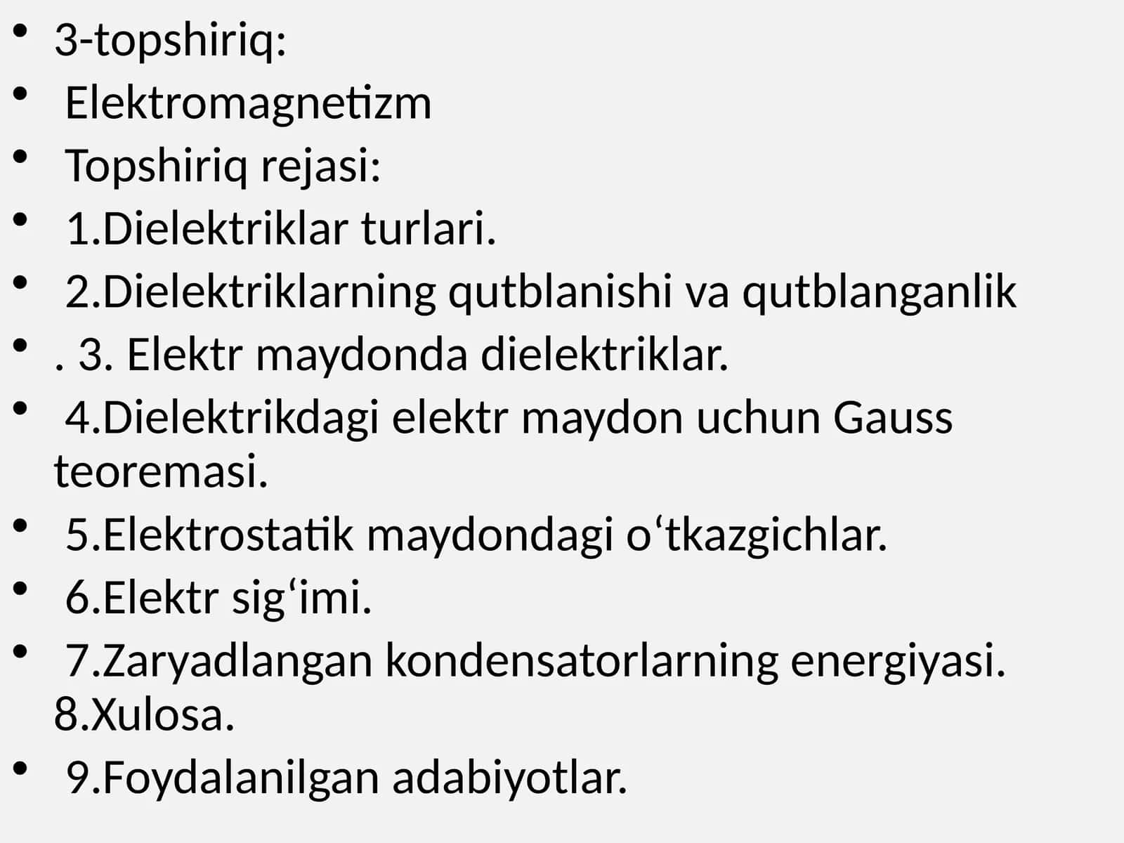 Elektromagnetizm 1