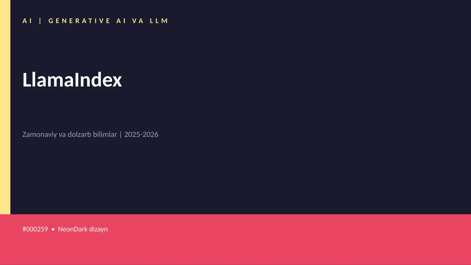 LlamaIndex 1