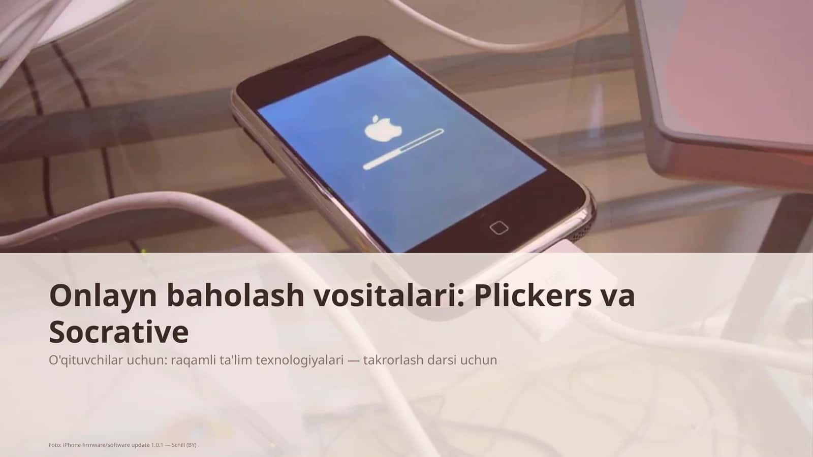 Onlayn baholash vositalari: Plickers va Socrative 1