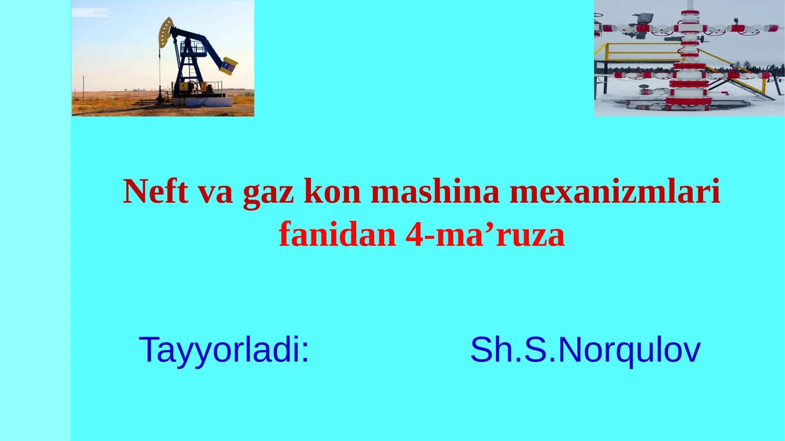QUDUQLARNI FAVVORAVIY USULDA  ISHLATISH  JIHOZLARI 1