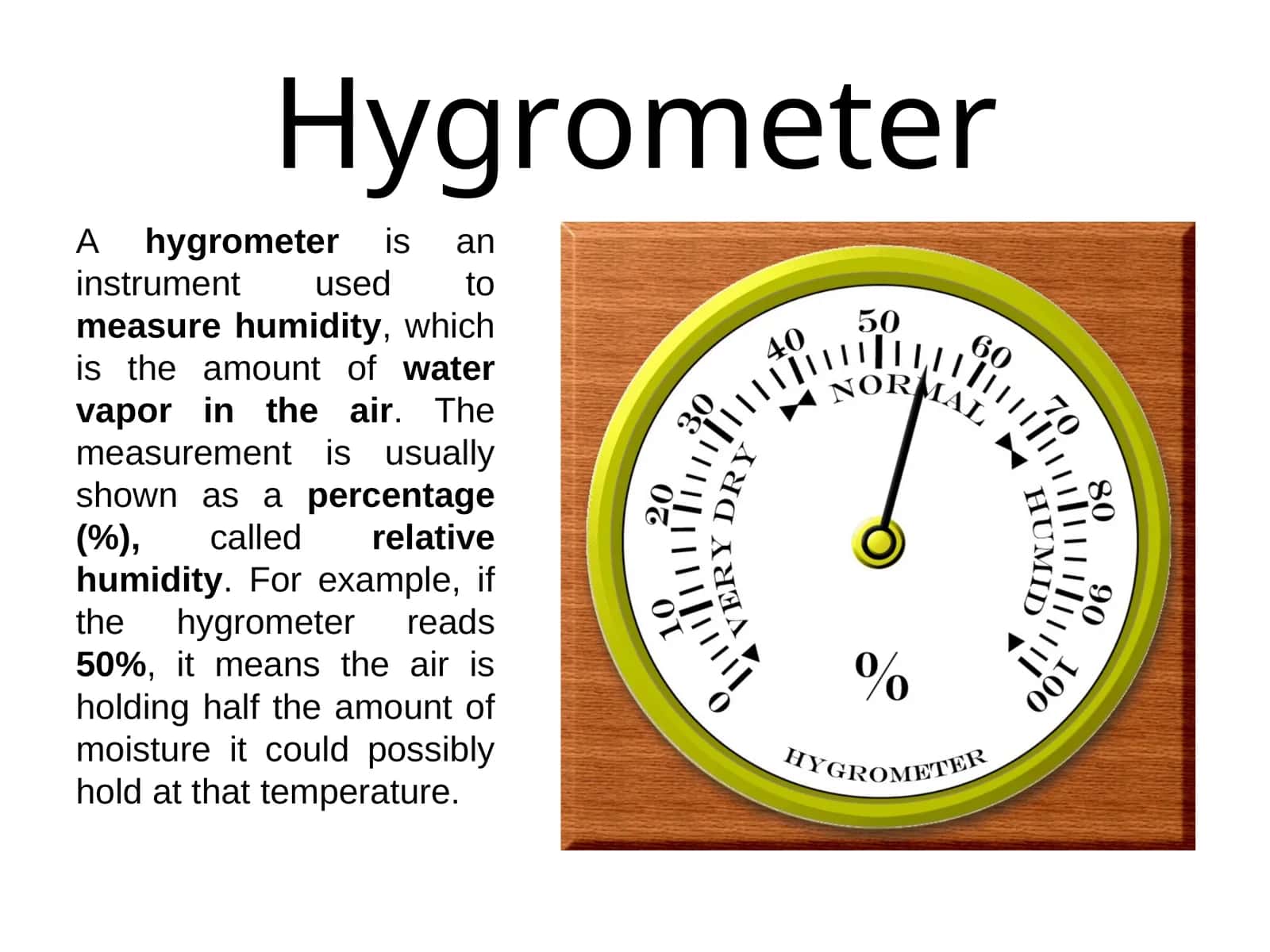 Hygrometer 1