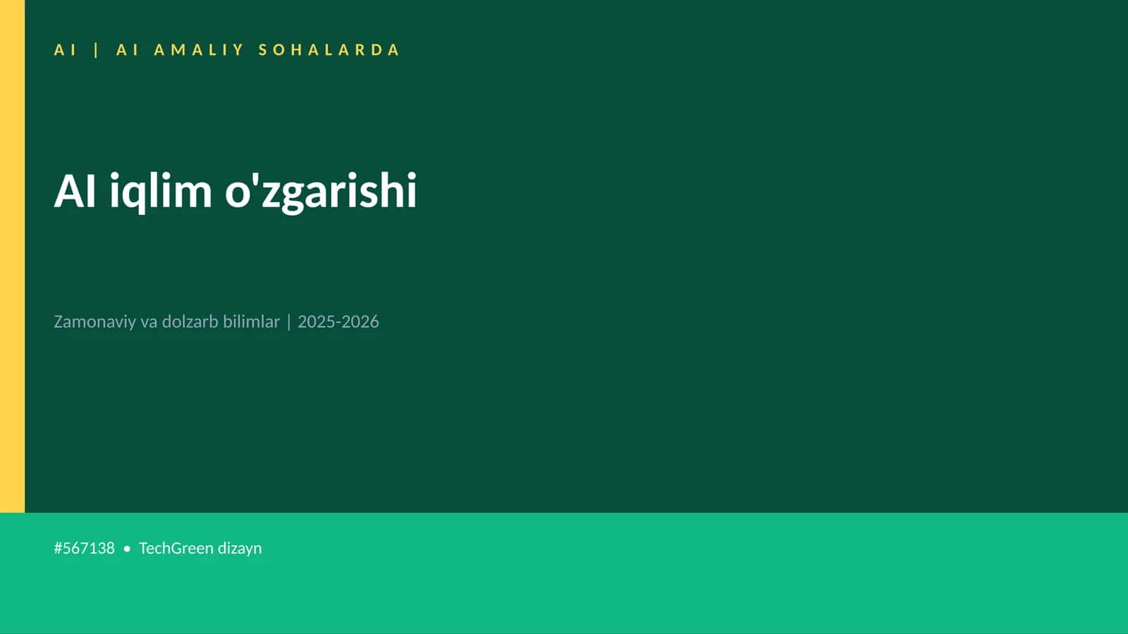 AI iqlim o'zgarishi 1