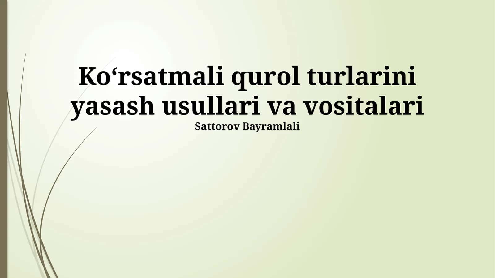 Ta'lim va targ'ibot 1