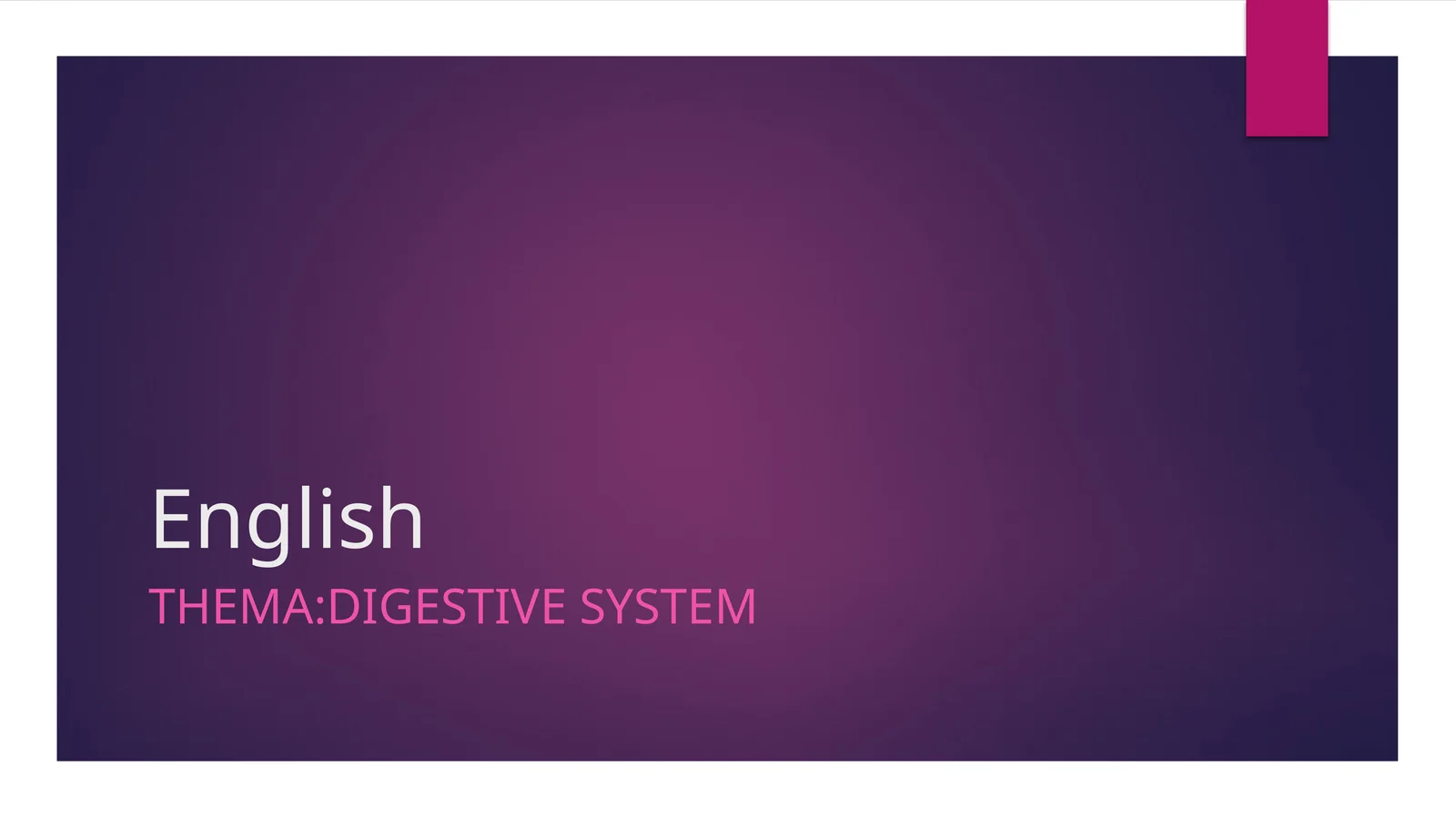 The Human Digestive System 1