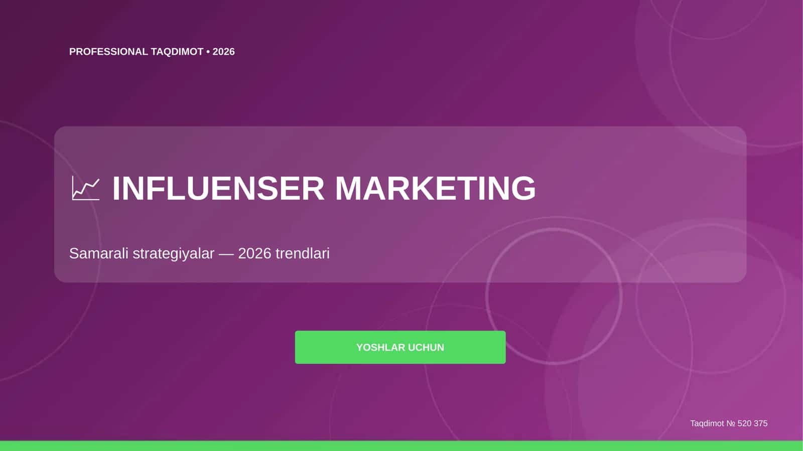 Influenser marketing: samarali strategiyalar (2026 trendlari) 1