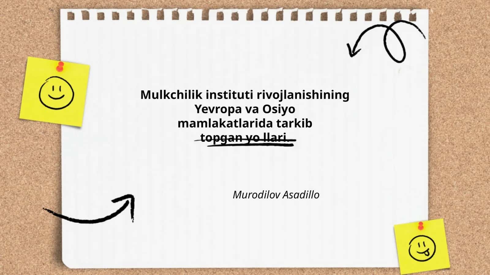 Mulkchilik instituti rivojlanishining Yevropa va Osiyo mamlakatlarida tarkib topgan yo llari 1