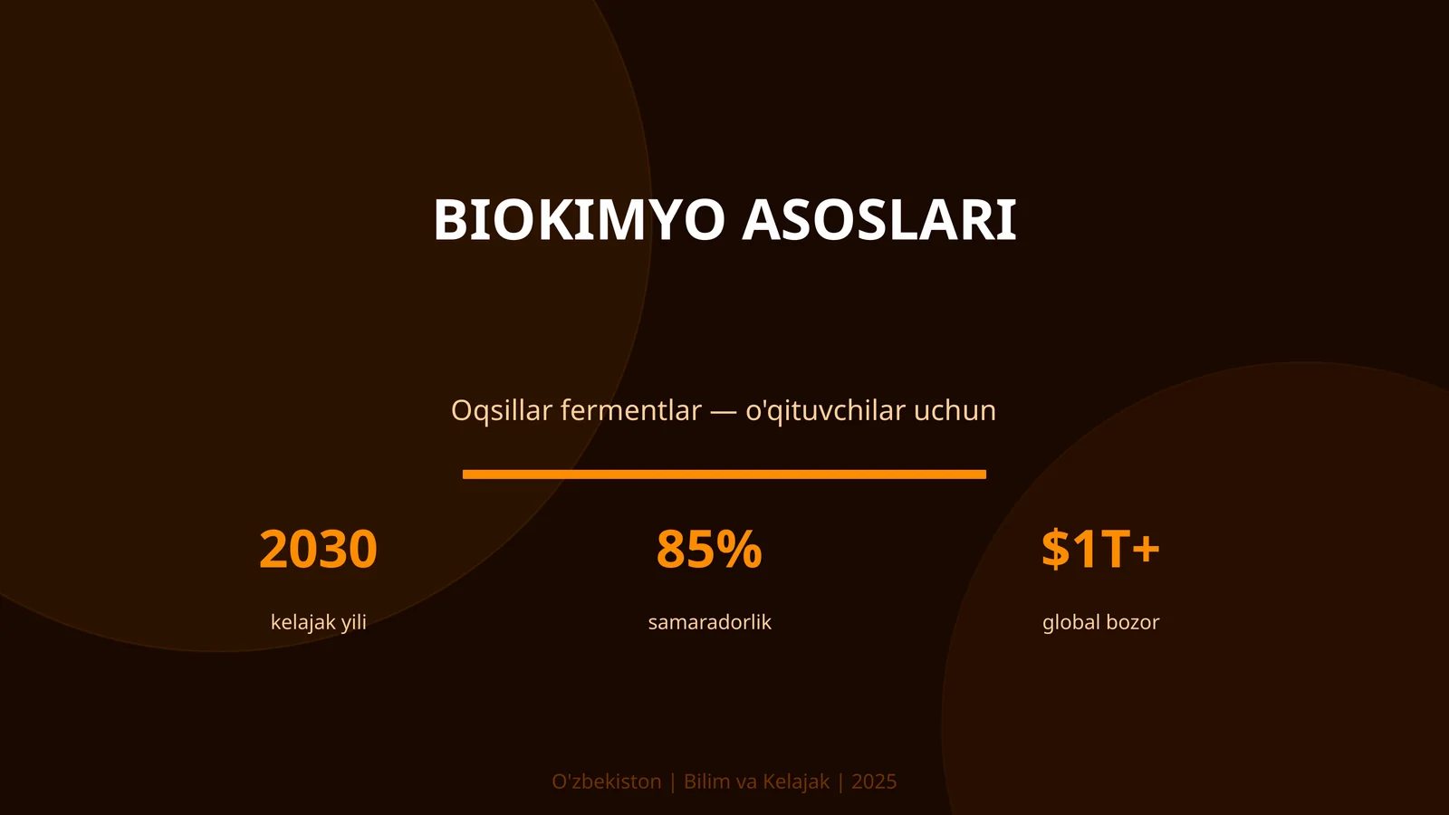 BIOKIMYO ASOSLARI 1