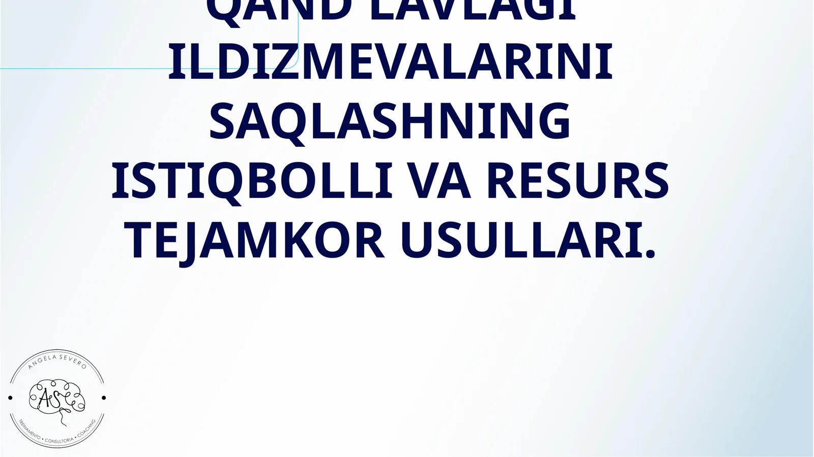 QAND LAVLAGI ILDIZMEVALARINI SAQLASHNING ISTIQBOLLI VA RESURS TEJAMKOR USULLARI 1
