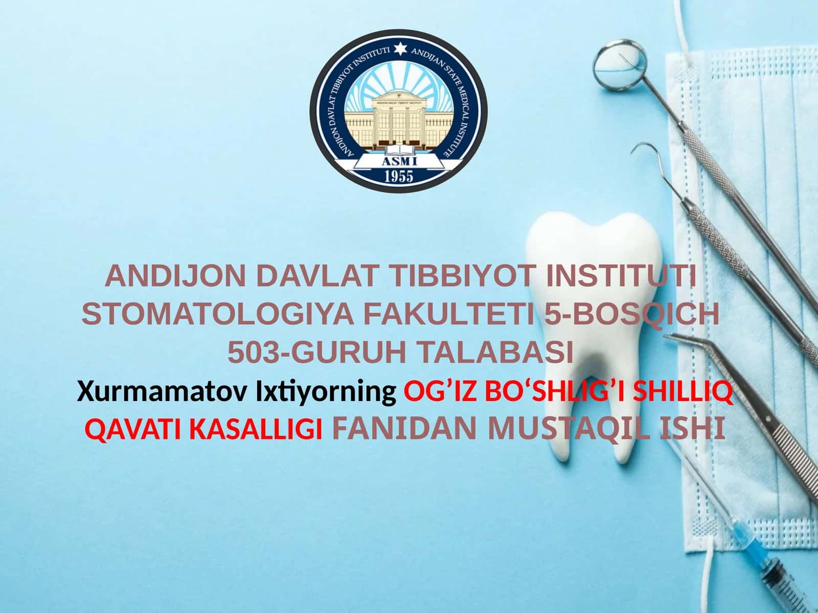 BOLALARDA OG’IZ BO‘SHLIG’I SHILLIQ PARDASINING VIRUSLI INFEKSIYASI XASTALIKLARI 1