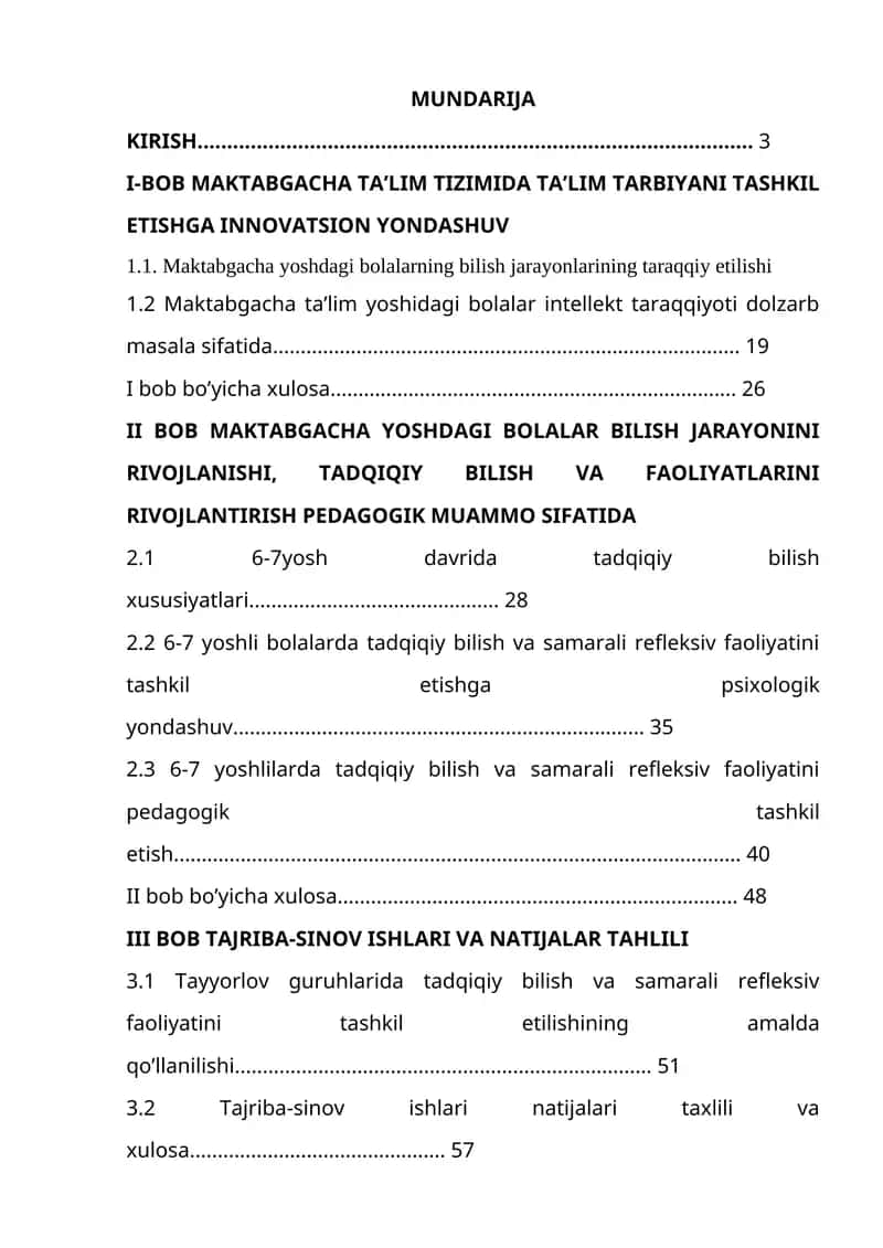 Maktabgacha yoshdagi bolalar bilish jarayonini rivojlanishi 1