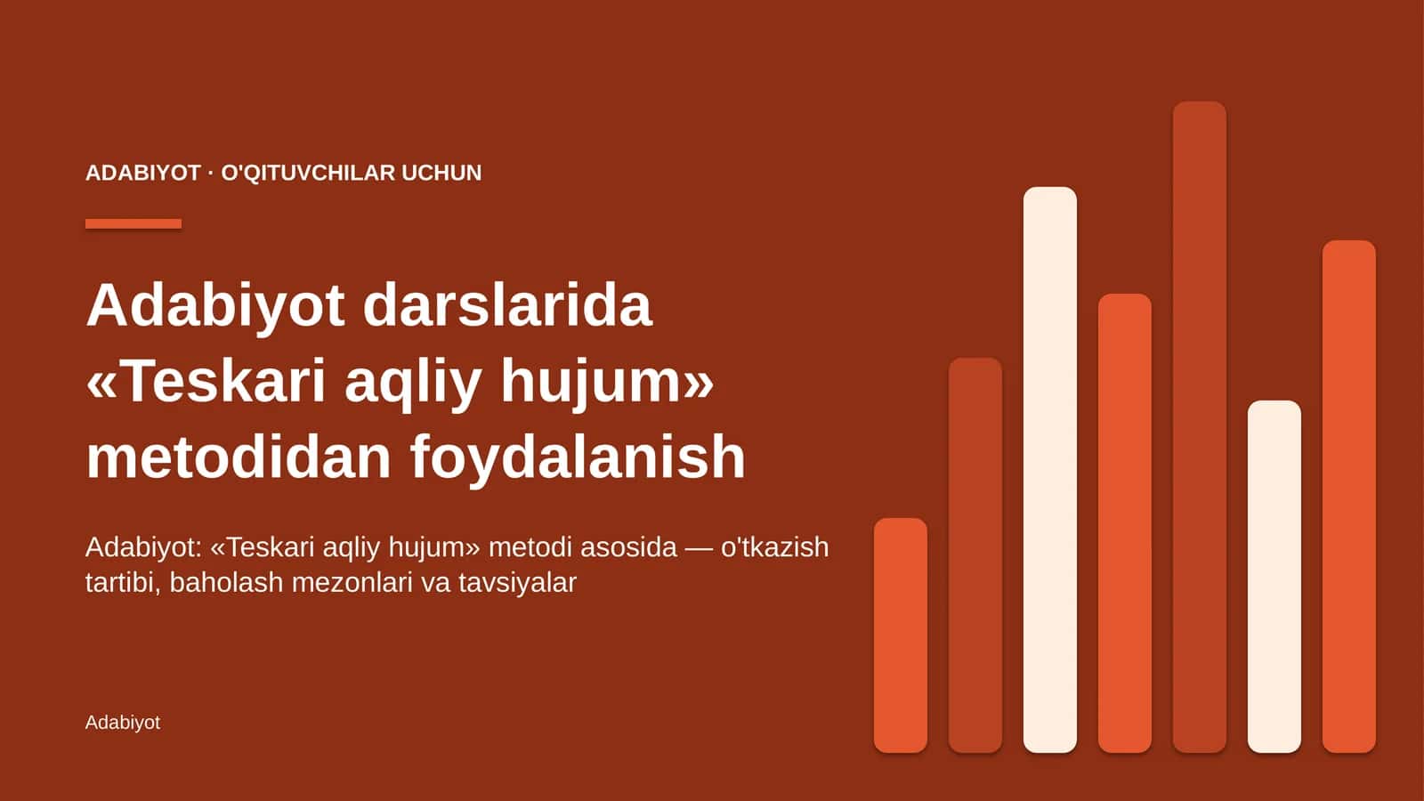 adabiyot darslarida teskari aqliy hujum metodidan foydalanish 5090 1