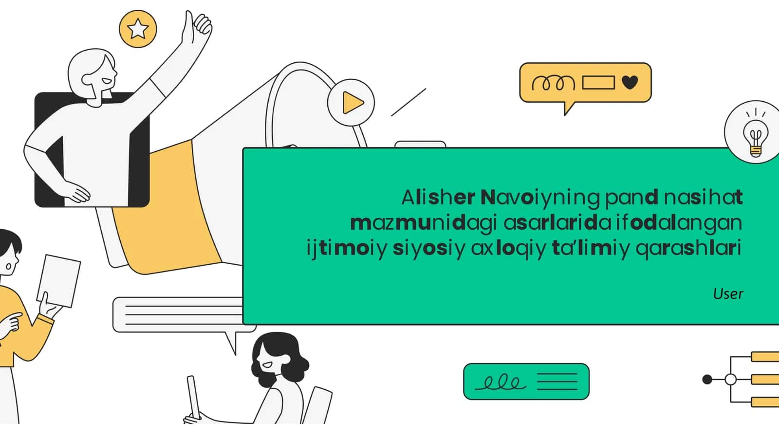 Alisher Navoiyning pand nasihat mazmunidagi asarlarida ifodalangan ijtimoiy siyosiy axloqiy taʼlimiy qarashlari 1