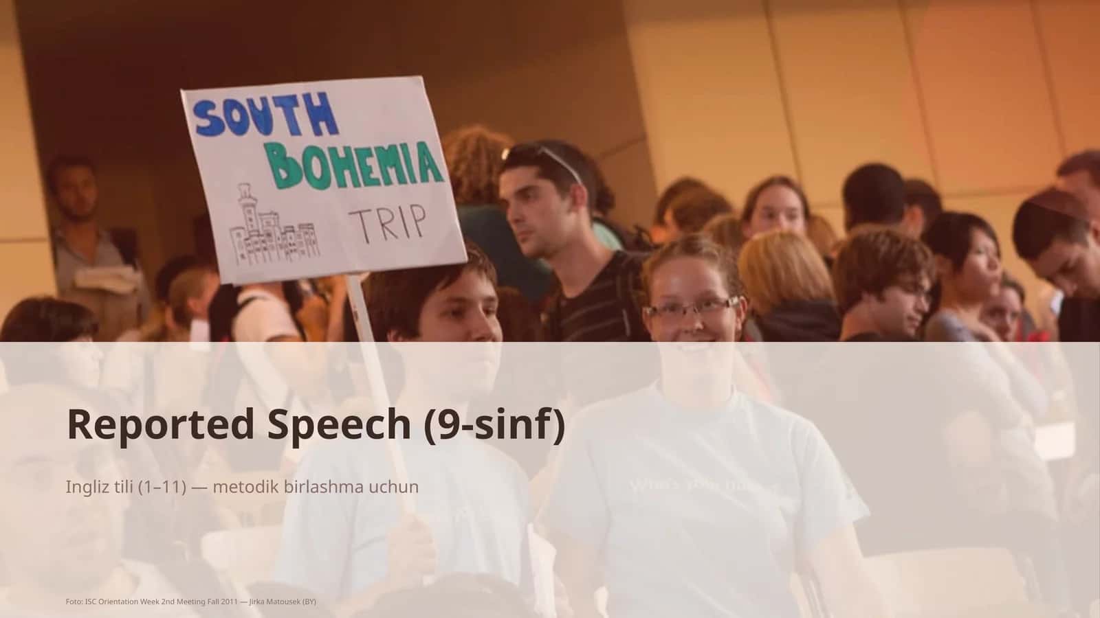 Reported Speech (9-sinf) 1